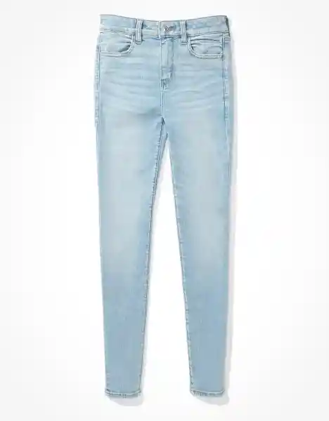 Jean Long High-Rise Stretch Mujer Azul Talla 00 American Eagle