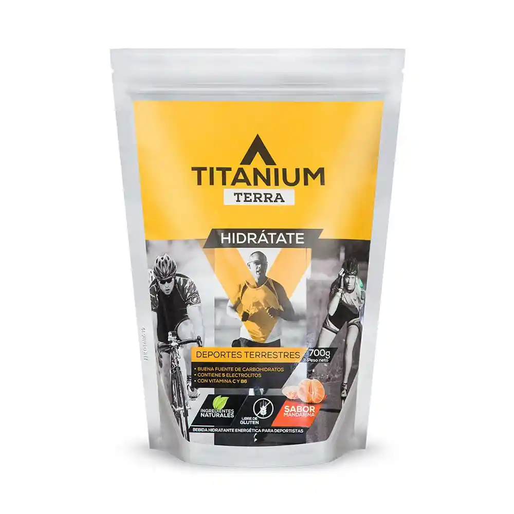 Titanium Terra Bebida Hidratante en Polvo Sabor Mandarina