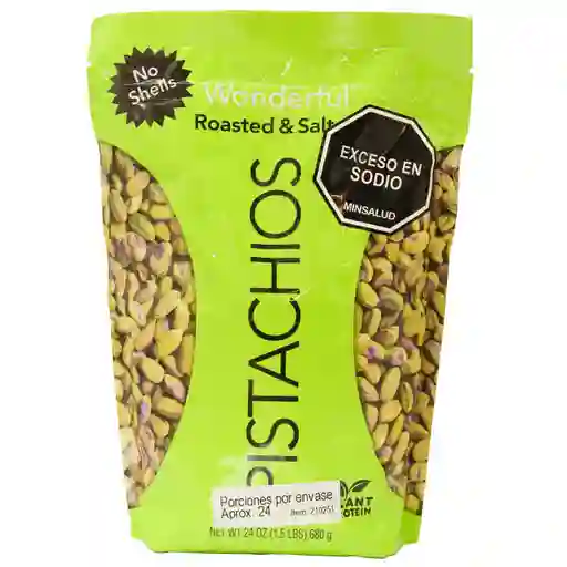 Wonderful Pistacho Sin Conchas