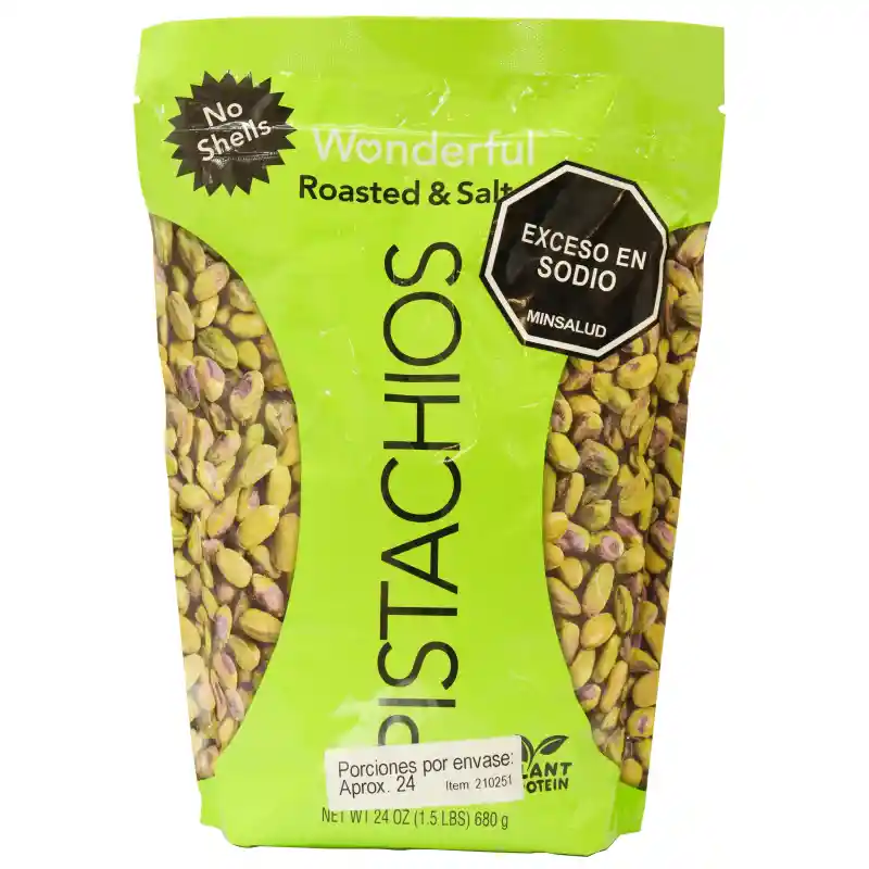 Wonderful Pistacho Sin Conchas