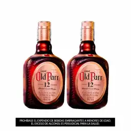 Old Parr  Pack X212 Anos 500 Ml