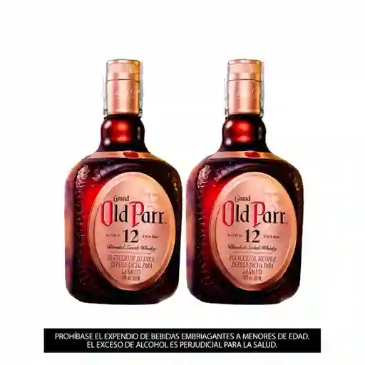 Old Parr  Pack X212 Anos 500 Ml