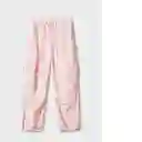 Pantalón Joanne Rosa Pastel Talla 36 Mujer Mango