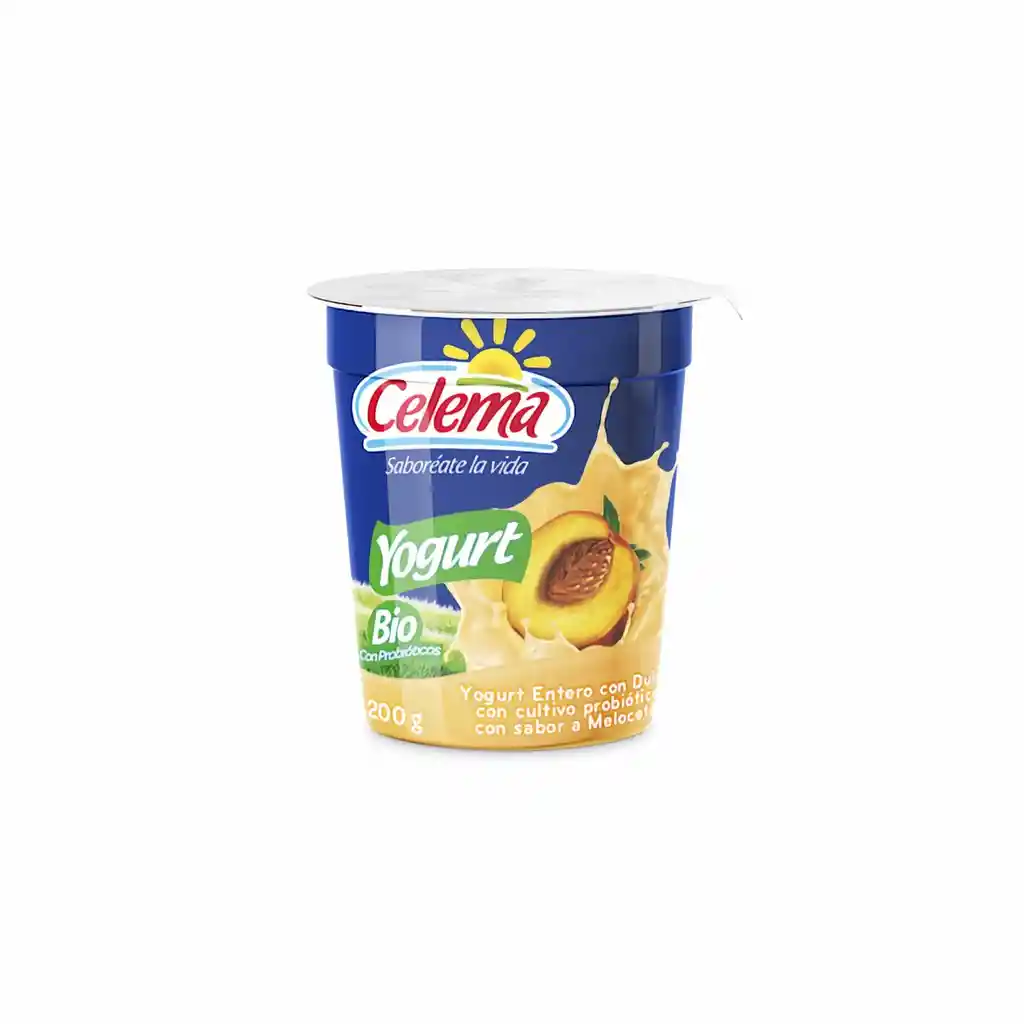 Celema Yogurt Entero Melocotón