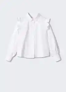 Camisa Carlota Blanco Talla 14 Niña Mango