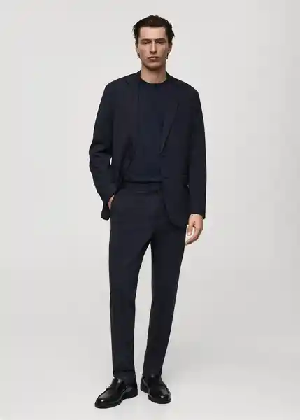 Pantalón Zurich Navy Talla 44 Hombre Mango
