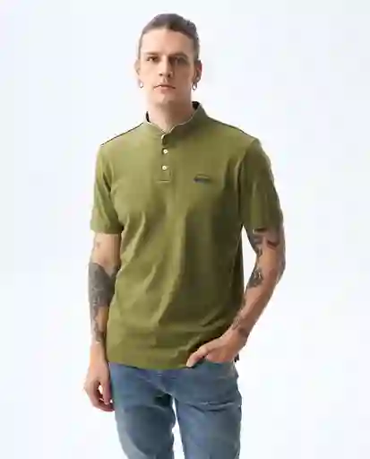 Camiseta Hombre Verde Talla M 801G002_VER180527 Americanino