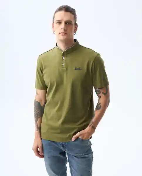 Camiseta Hombre Verde Talla M 801G002_VER180527 Americanino