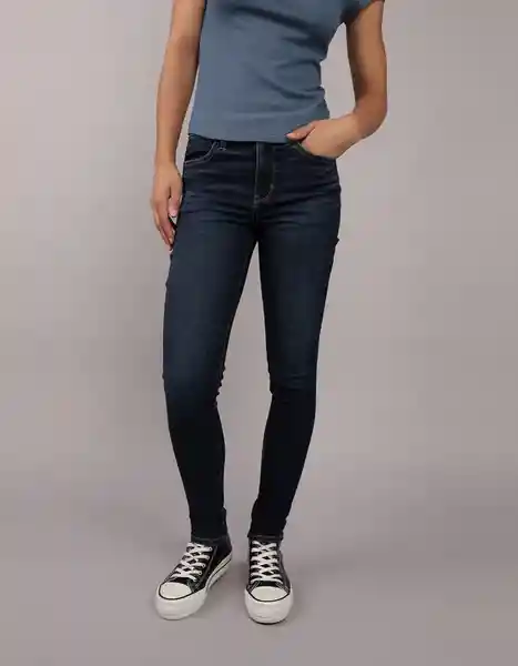 Jean Mujer Azul Talla 8 REGULAR 5419982 American Eagle