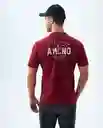 Camiseta Hombre Rojo Talla L 849F004 Americanino