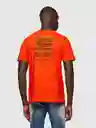 Diesel Camiseta T-Just-A33 Naranja Talla S