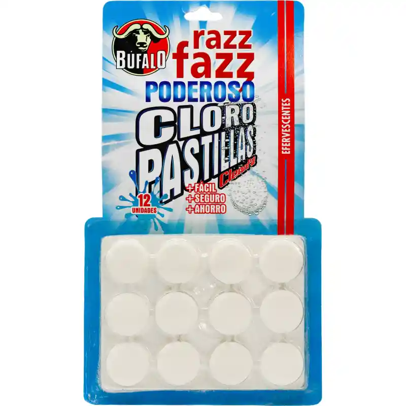 Bufalo Razz Fazz Cloro Pastilla