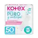 Protectores Diarios Kotex Puro y Natural 50 Und