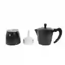 Ambiente Gourmet Cafetera Moka 9 Tazas Negra