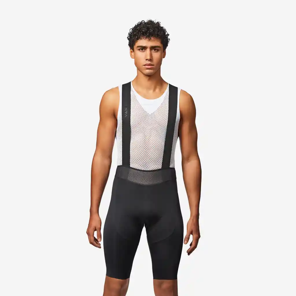 Pantaloneta Ciclismo Carretera Hombre Rcr R 4 Negro Verano