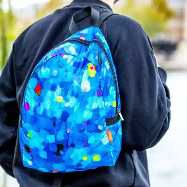 Pylones Mochila Plegable Palette Azul