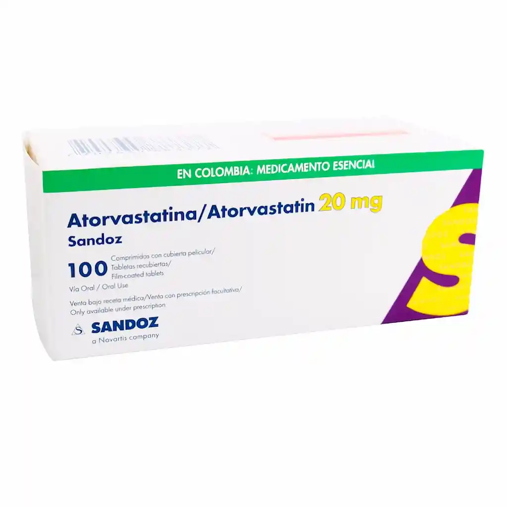 Sandoz Atorvastatina (20 mg)