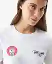 Camiseta Graphic Femenino Blanco 0 Claro Talla M Chevignon