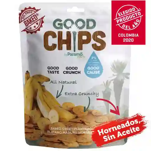 Good Chips Snack de Plátano Maduro Horneado 
