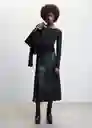 Camiseta Carlina Negro Talla XS Mujer Mango