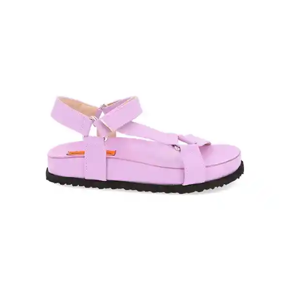 Sandalias Plataforma Roma Lila Talla 39