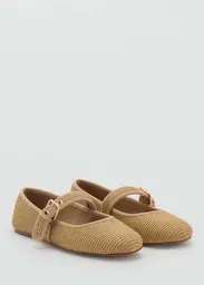 Zapatos Cotton Camel Talla 36 Mujer Mango
