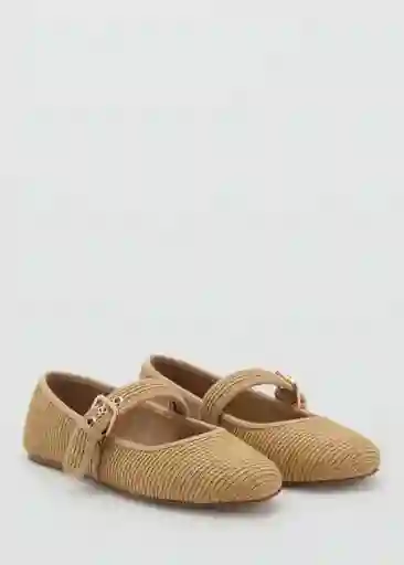 Zapatos Cotton Camel Talla 36 Mujer Mango