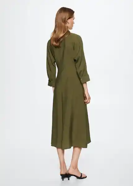 Vestido Ameliel-W Khaki Talla XS Mujer Mango