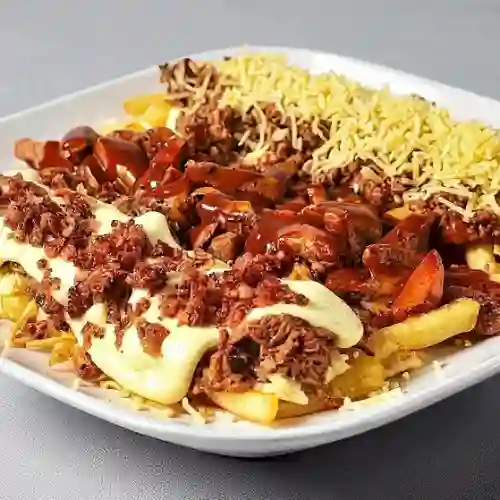 Salchipapales la Doble Play + Bebida 250