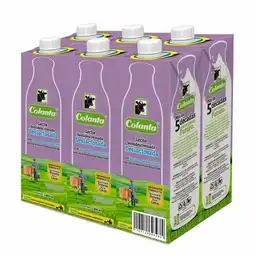Colanta Six Pack Leche Uht Semidescremada Deslactosada