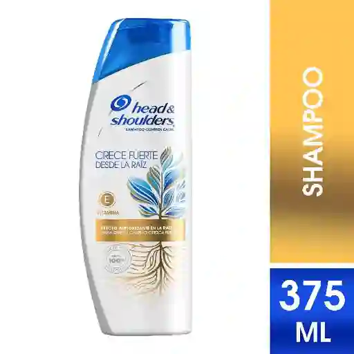 Head & Shoulders Shampoo Crece Fuerte Desde La Raíz 375 mL