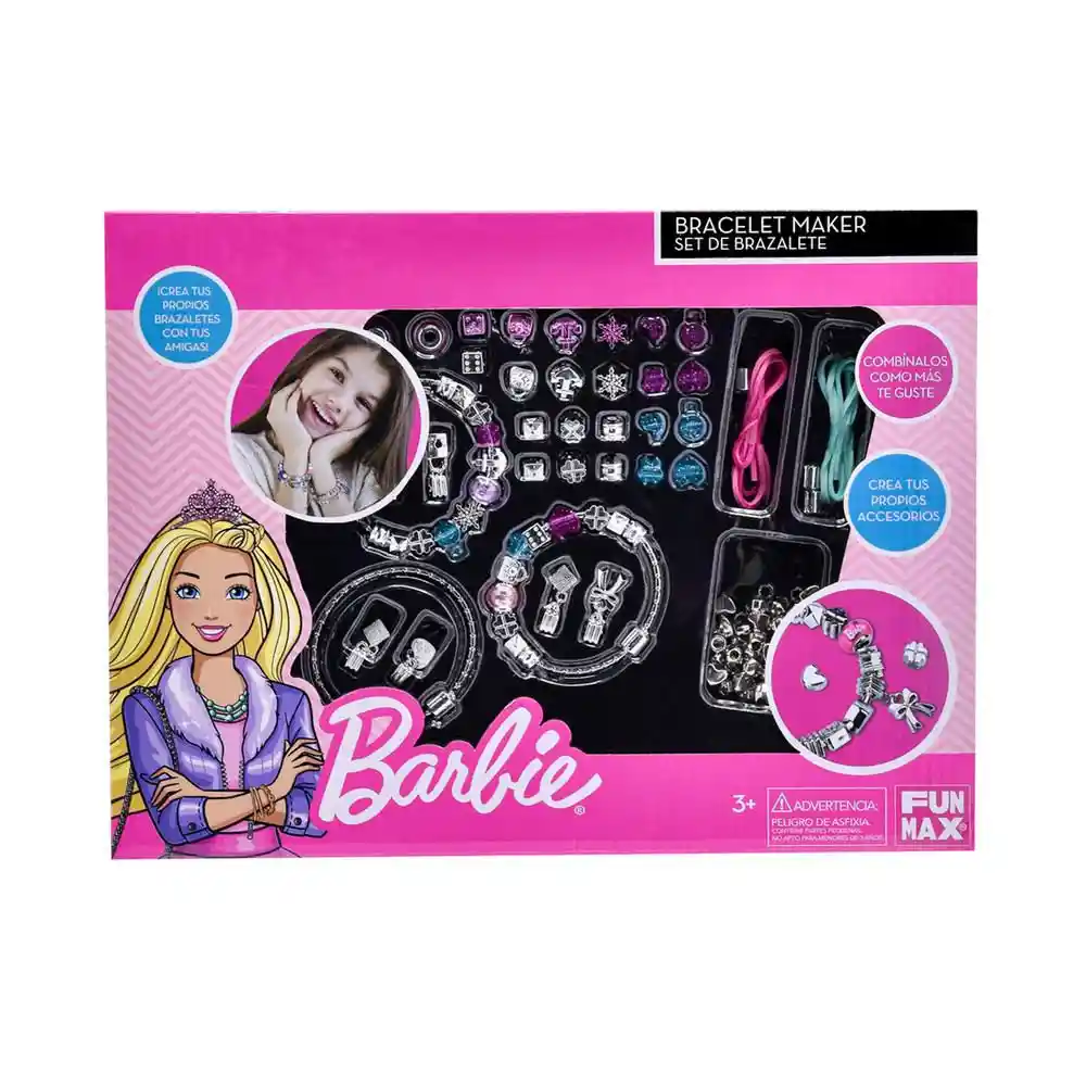 Barbie Juego Bisuteria Charm Bracele