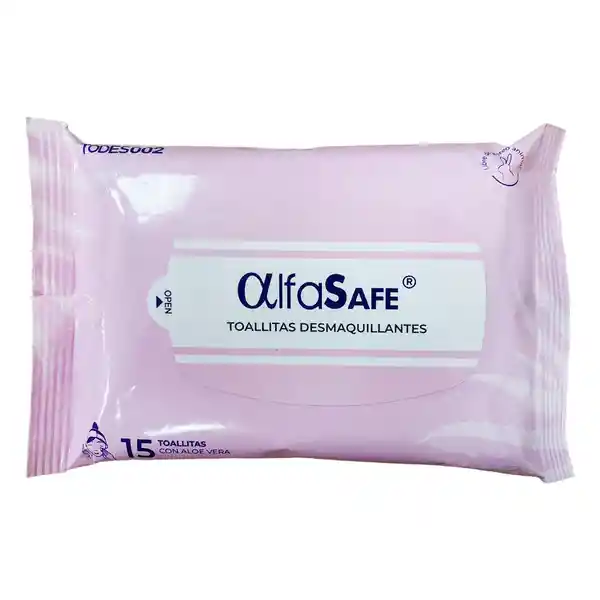 TOALLAS DESMAQUILLANTES 15UNIDADES