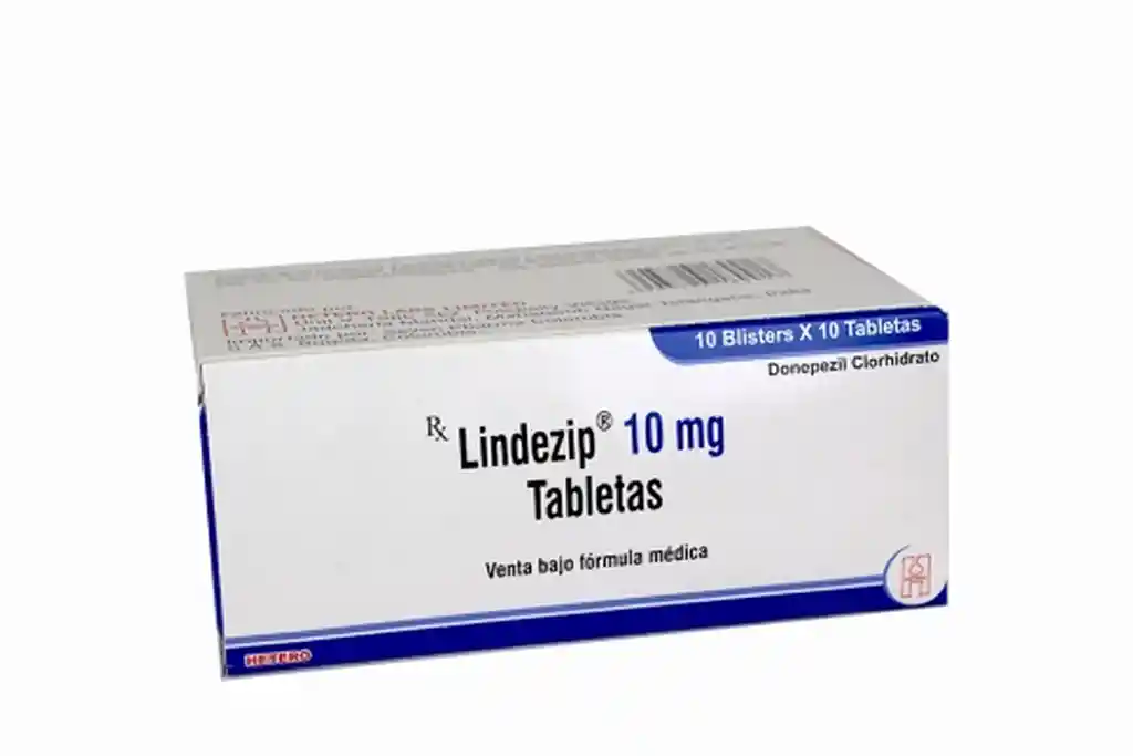 Lindezip 10 Mg Caja Con 100 Tabletas Rx4