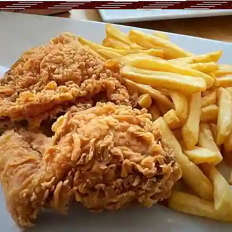 Medio pollo broaster