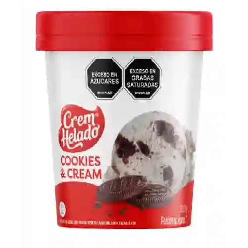Medio Litro de Helado Cookies & Cream