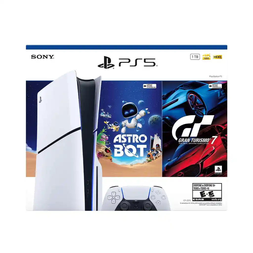 Consola Play Station 5 Estandar+gt 7+astro - Latam