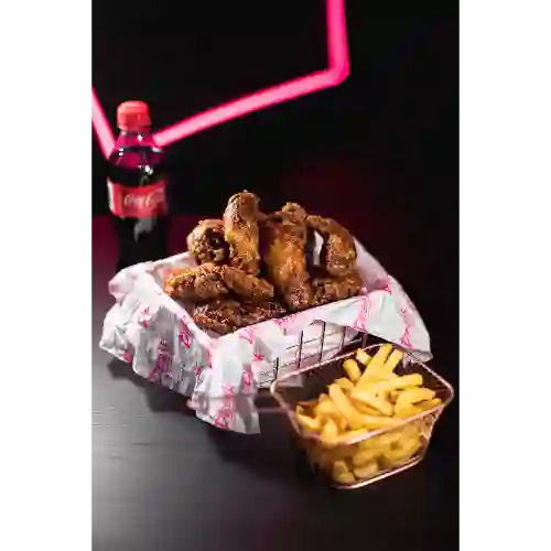 Combo Personal de Alitas Miel y Ajo