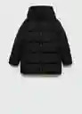Abrigo Anorak Tokyo Negro Talla 18 Mujer Mango