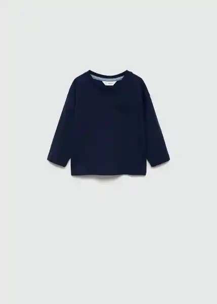 Camiseta Basicab7 Navy Talla 70 Niños Mango