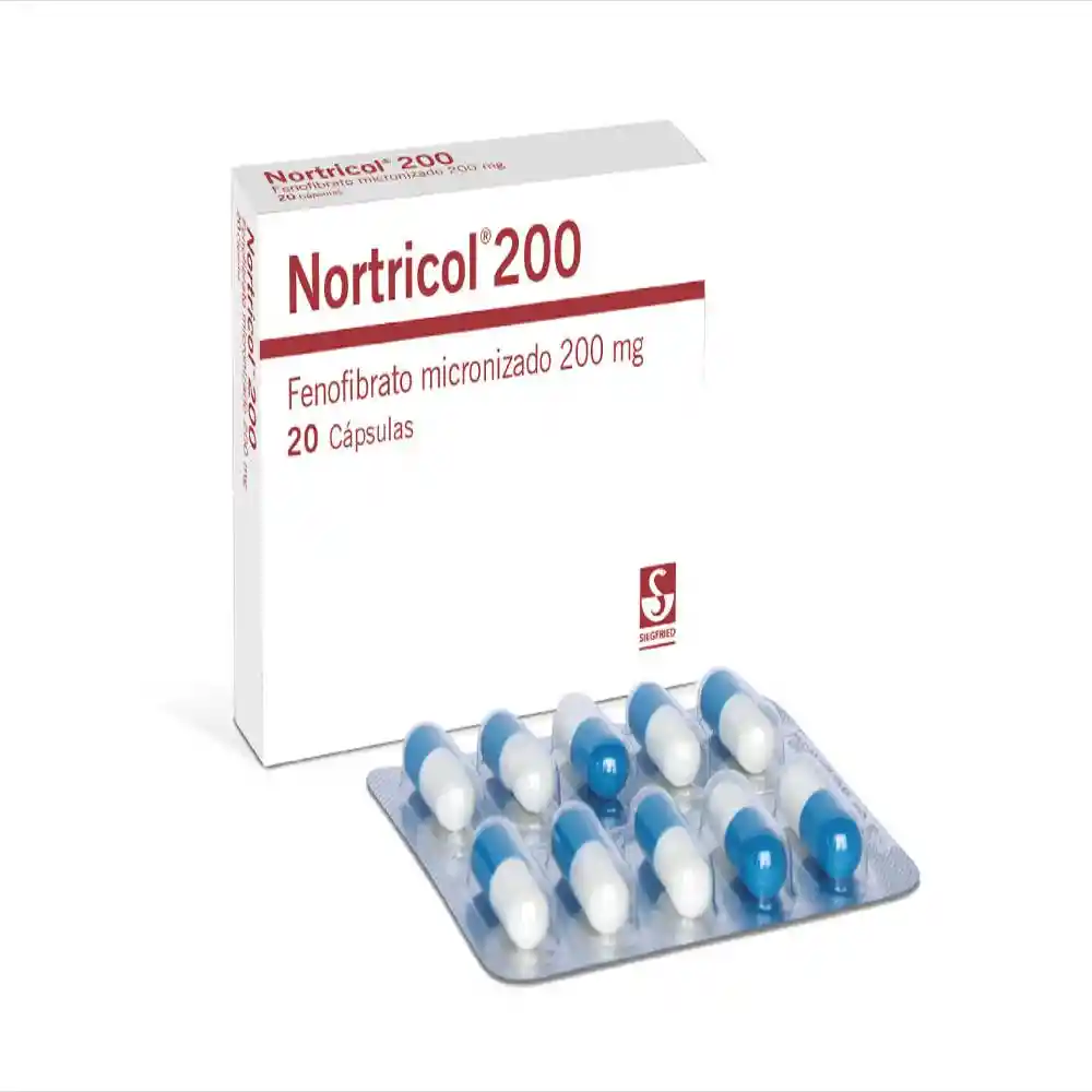 Nortricol Metlenfarma 200 Mg X 20 Capsulas