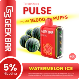 Geek Bar  Vape Pulse Watermelon Ice - 15000 puffs - 5% Nicotina