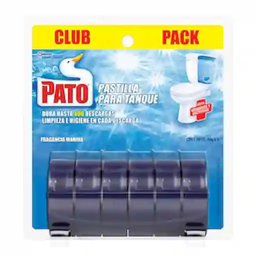 Pato Pastillas para Tanque Fragancia Marina