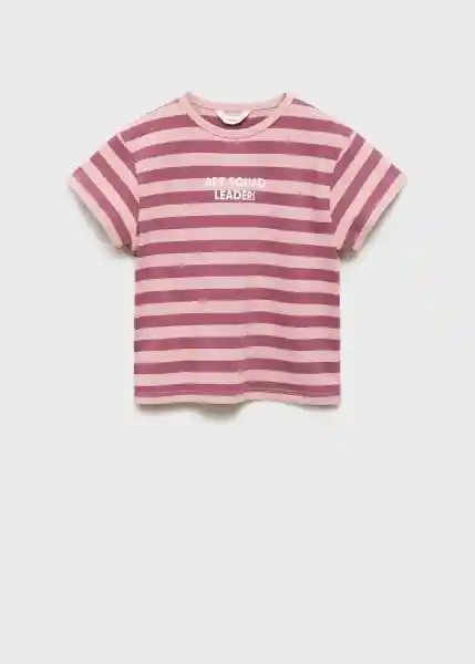 Camiseta Leader Rosa Talla 10 Niñas Mango