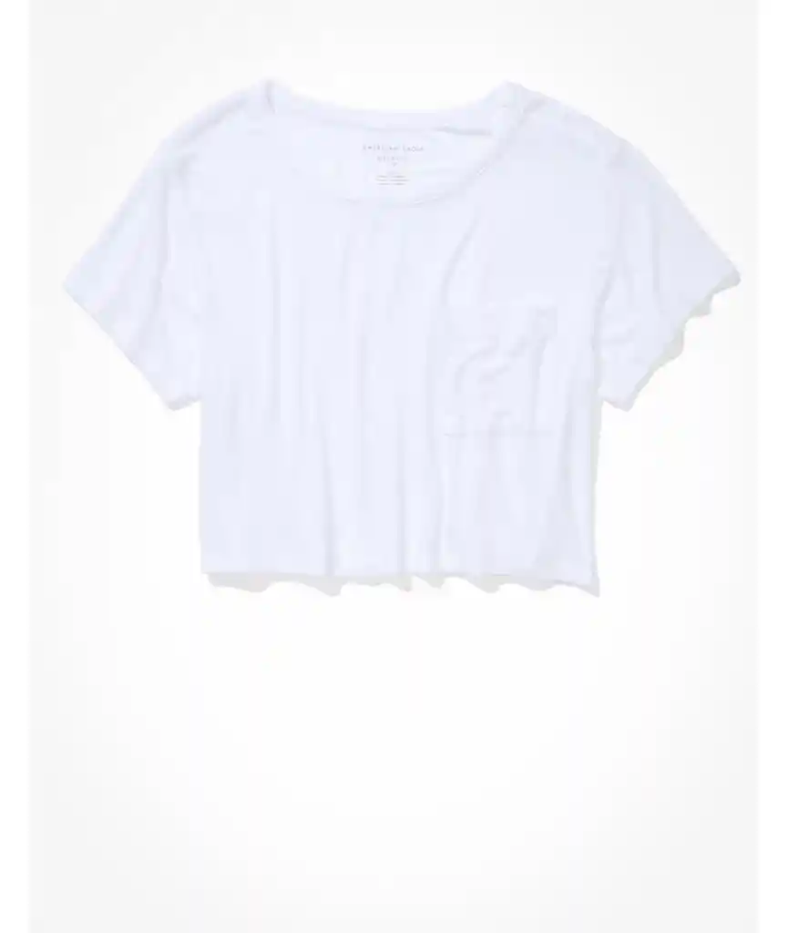 Camiseta Mujer Blanco Talla LARGE 400388201899 American Eagle