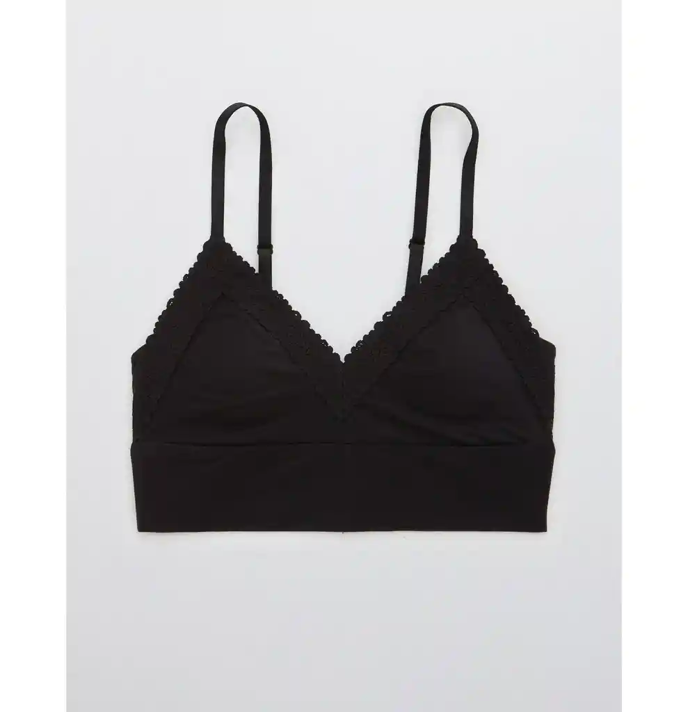 Bralette Negro Talla Small Aerie American Eagle