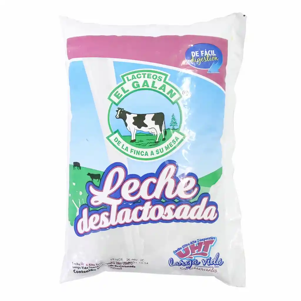 El Galán Leche Uht Deslact