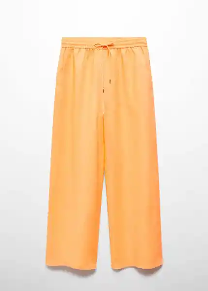 Pantalón Ordago-A Mandarina Talla XL Mujer Mango