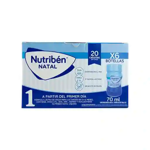 Nutriben Natal Botella 70 Ml Caja