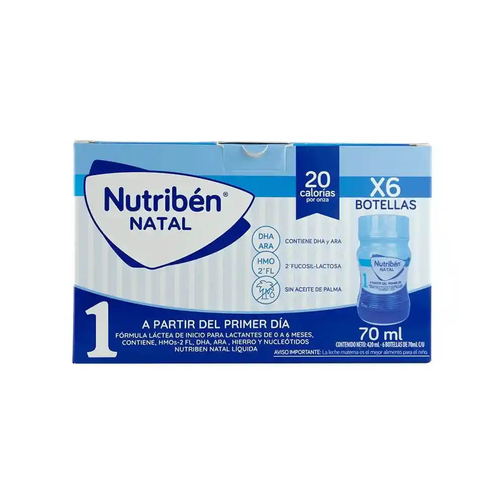 Nutriben Natal Botella 70 Ml Caja